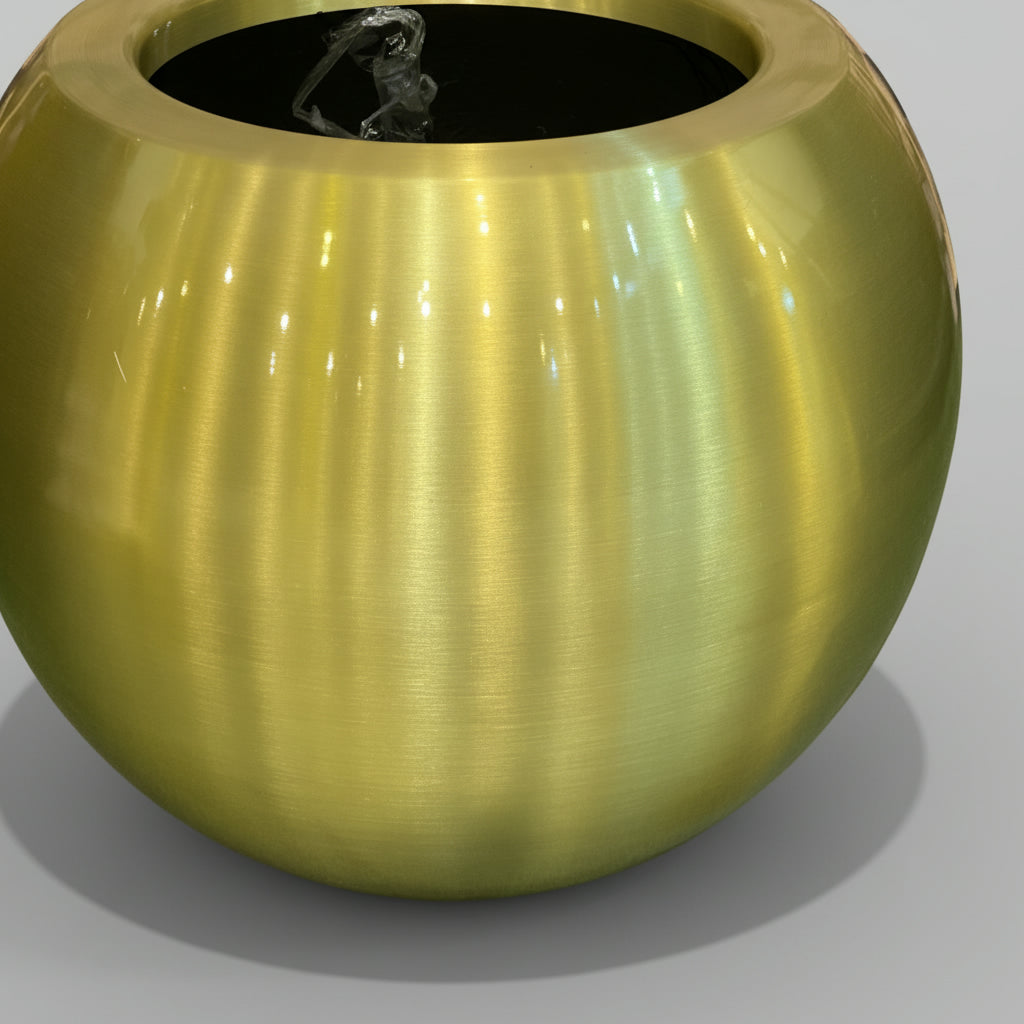 وعاء زراعة كروي من الألومنيوم 50 سم × 40 سم