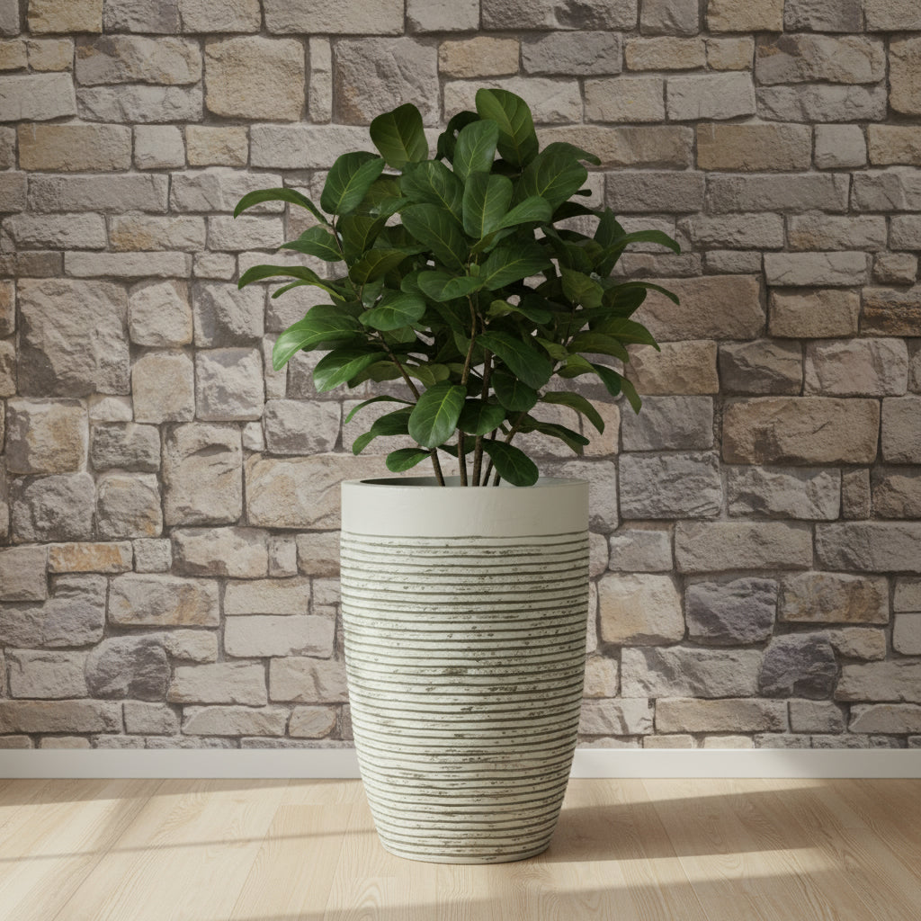 TGC Fibreclay Almelo Tall Planter - THE GARDEN CENTRE