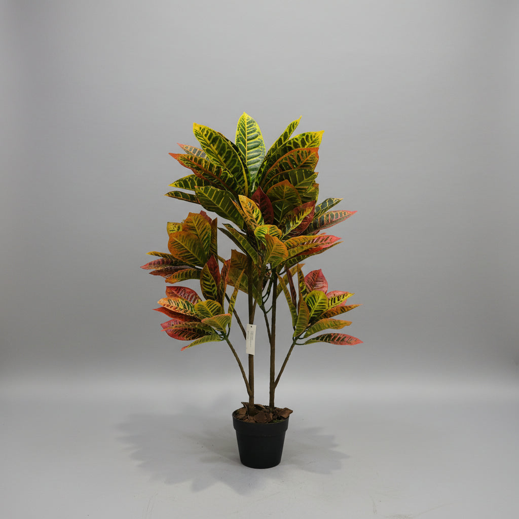 Artificial Croton Branched 90cm