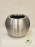 Aluminum Globe Planter 50cm x 40cm - Gold & Chrome - THE GARDEN CENTRE