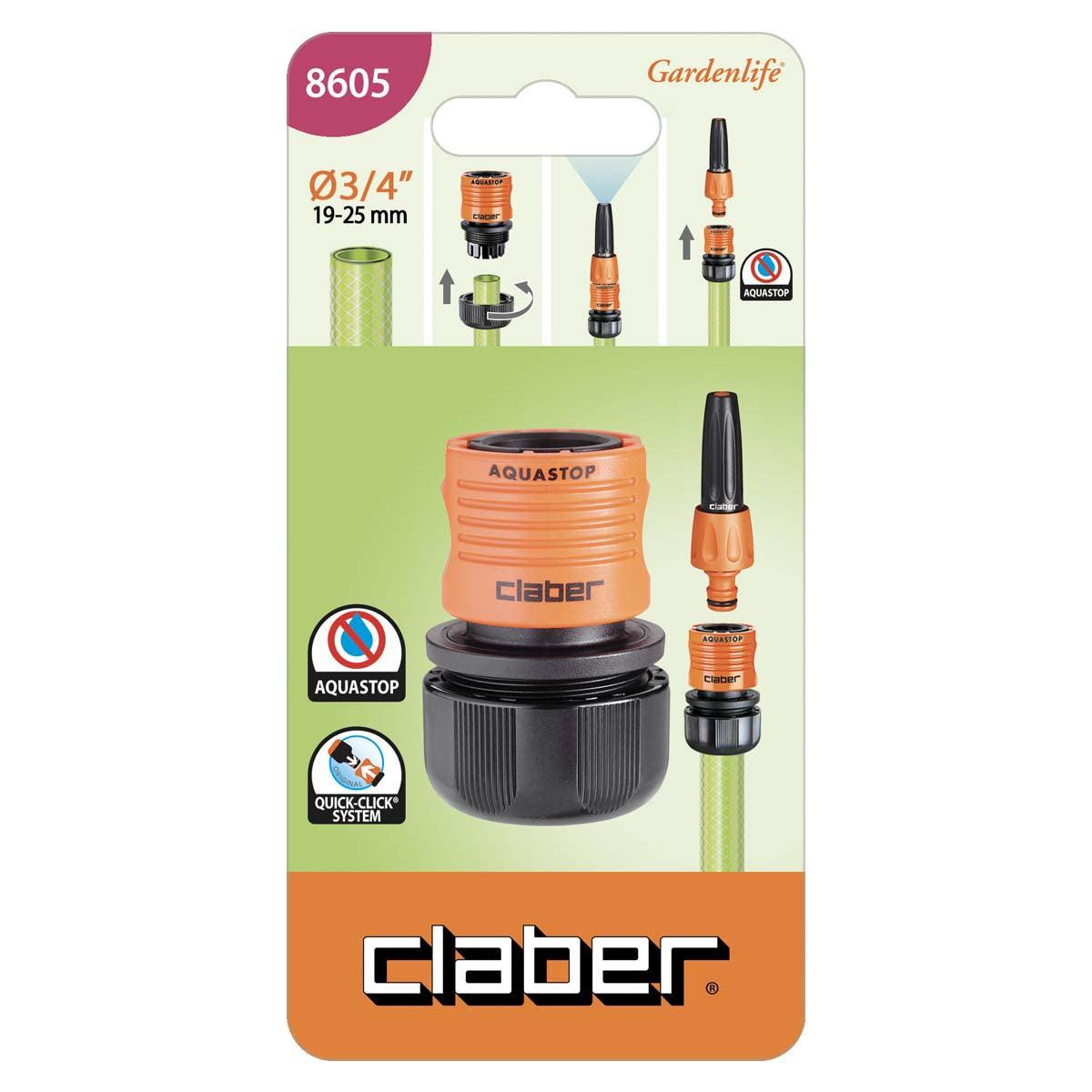 Automatic Coupling + Stop 3/4"-8605 - THE GARDEN CENTRE