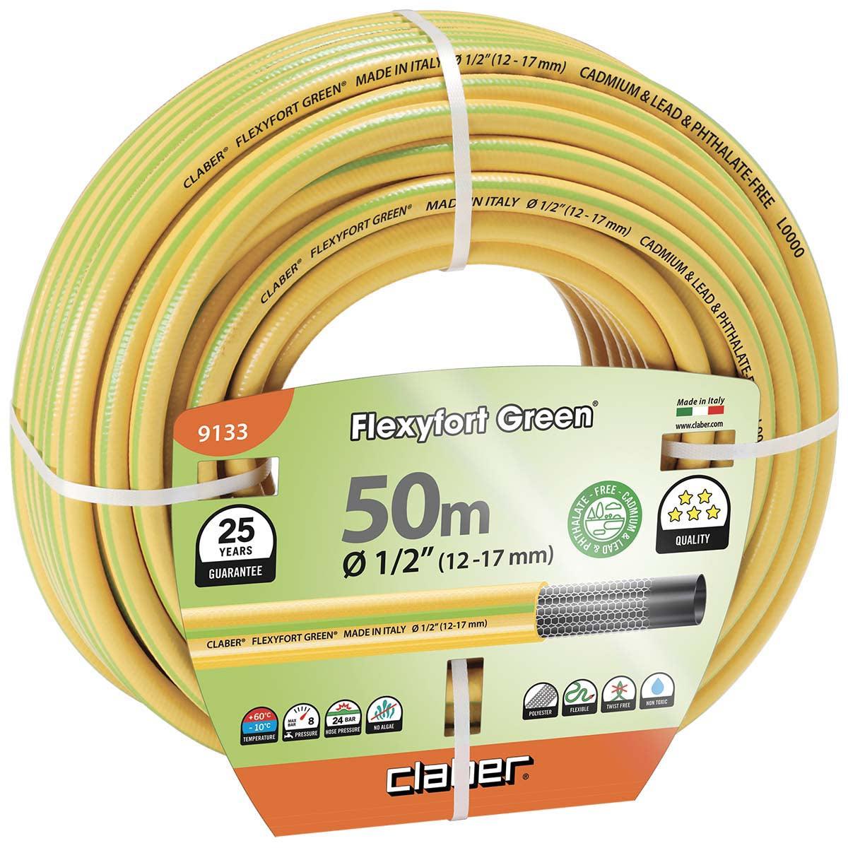 FLEXYFORT Green 1/2" x 50 M-9133 - THE GARDEN CENTRE