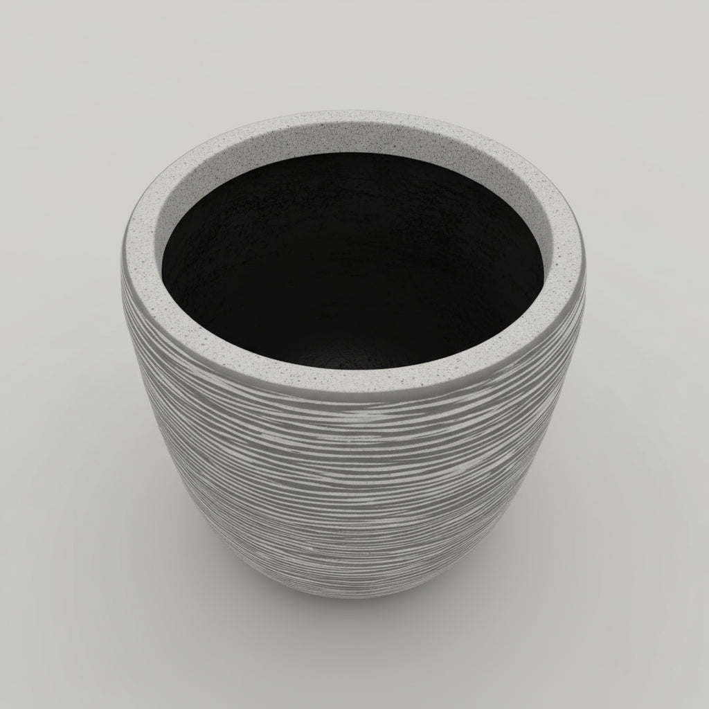 سرير KAP المضلع 35 سم × 35 سم - رمادي/بني