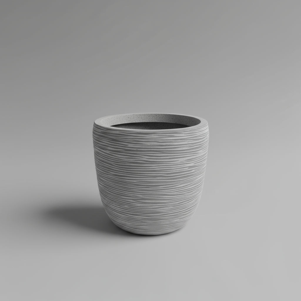 سرير KAP المضلع 35 سم × 35 سم - رمادي/بني