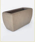 Gover Fibre clay Block Rectangular Planter - THE GARDEN CENTRE