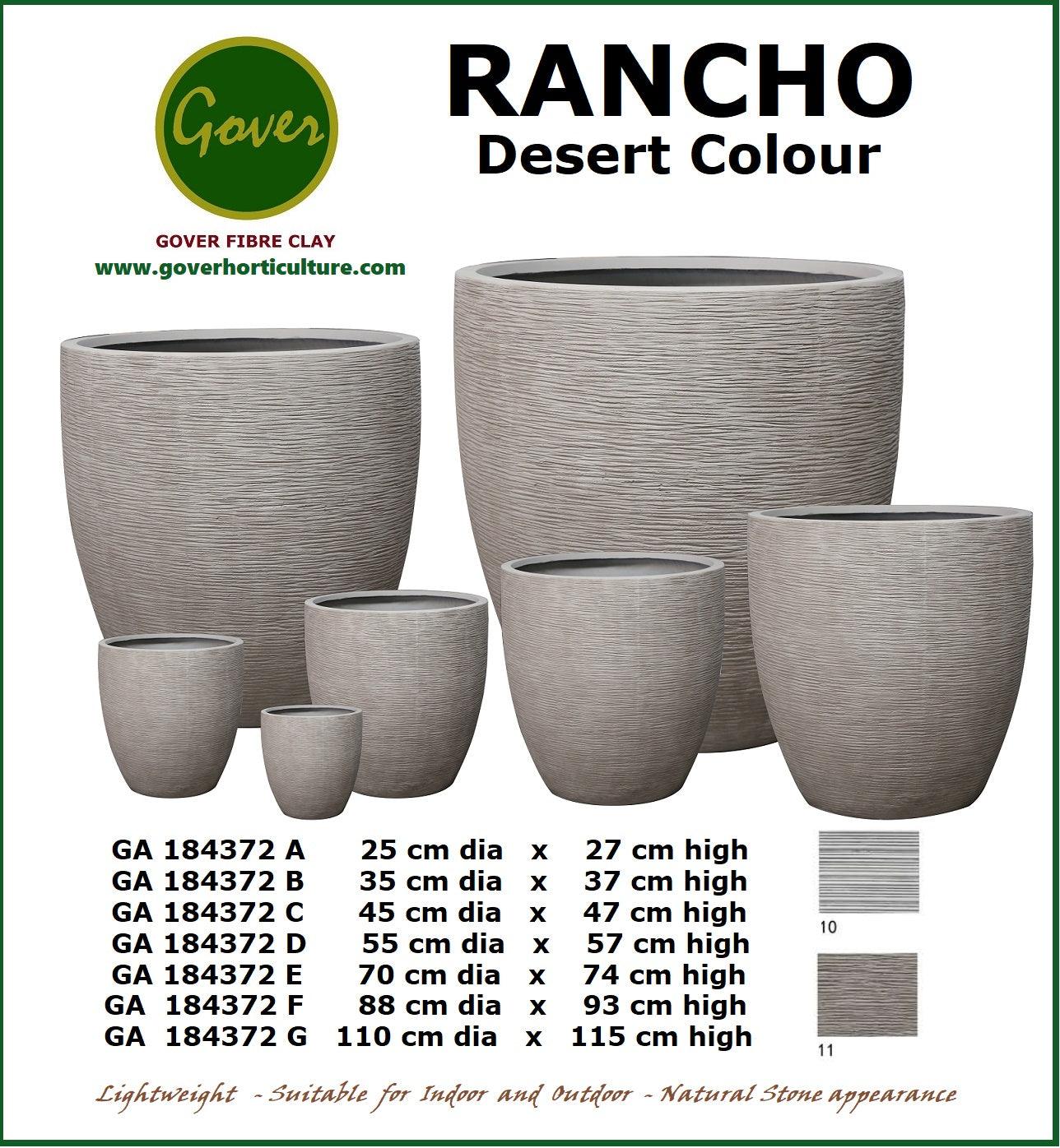Gover Fibreclay Rancho Planter - THE GARDEN CENTRE