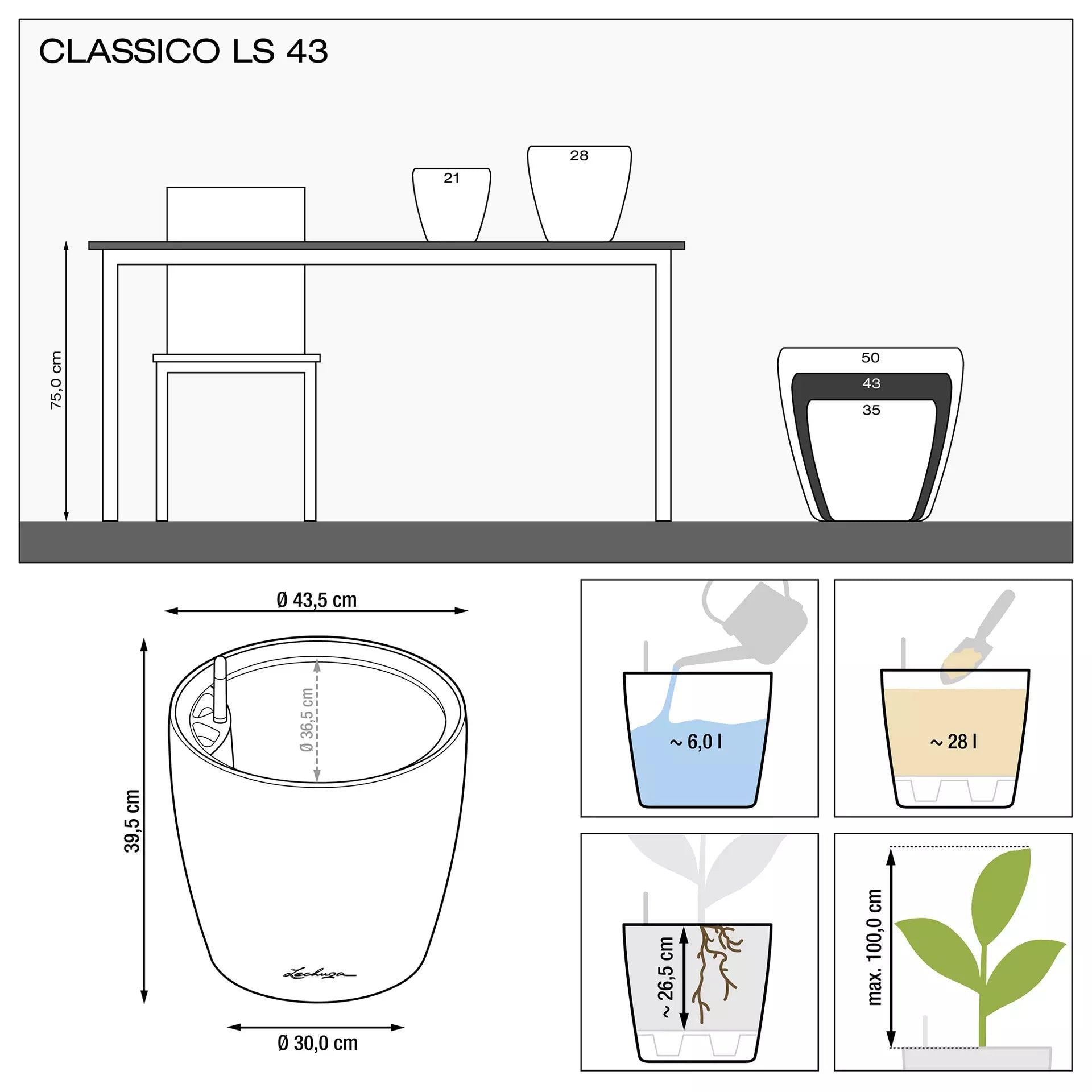 Lechuza Classico - THE GARDEN CENTRE