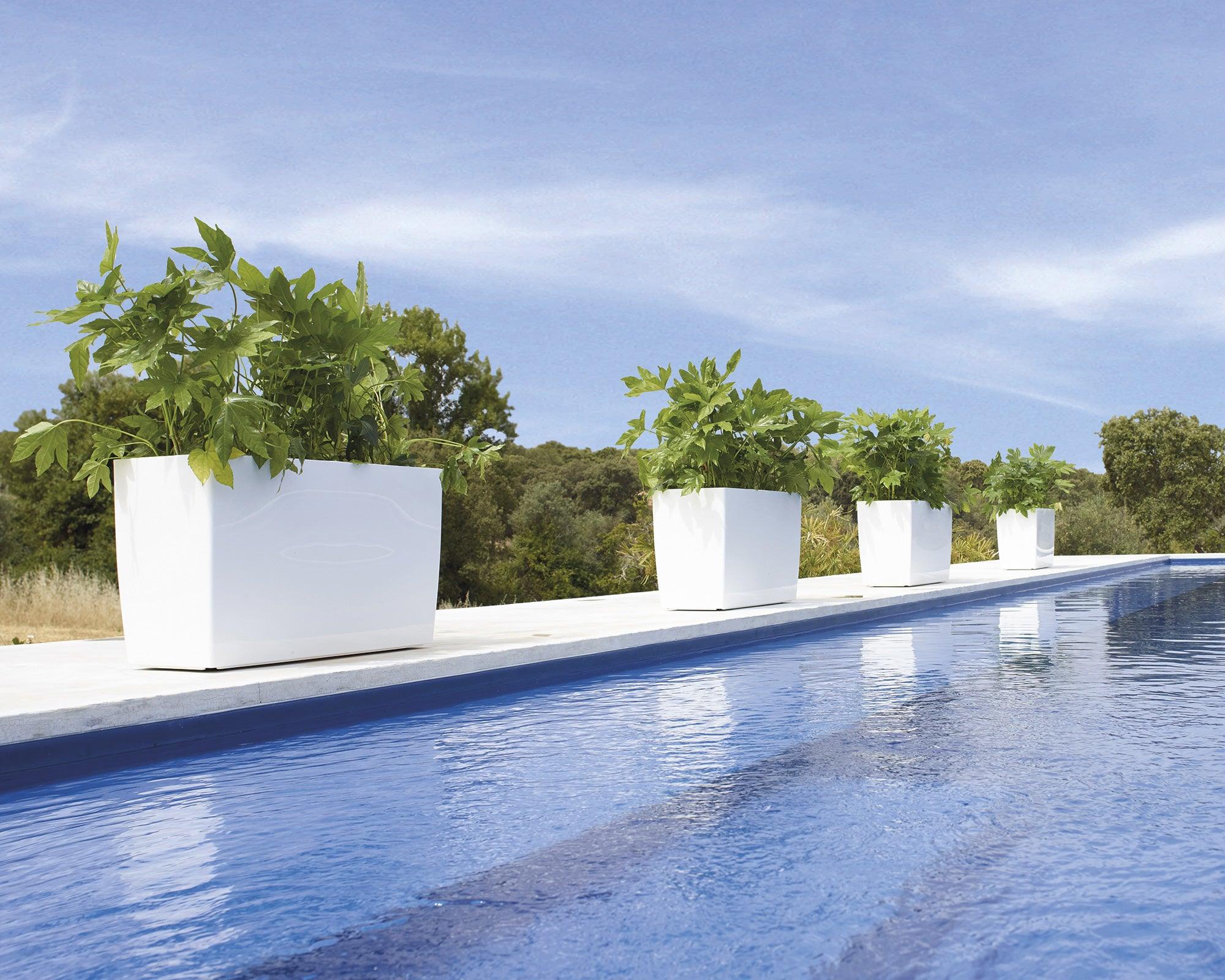 Marbella Rectangular planter - THE GARDEN CENTRE