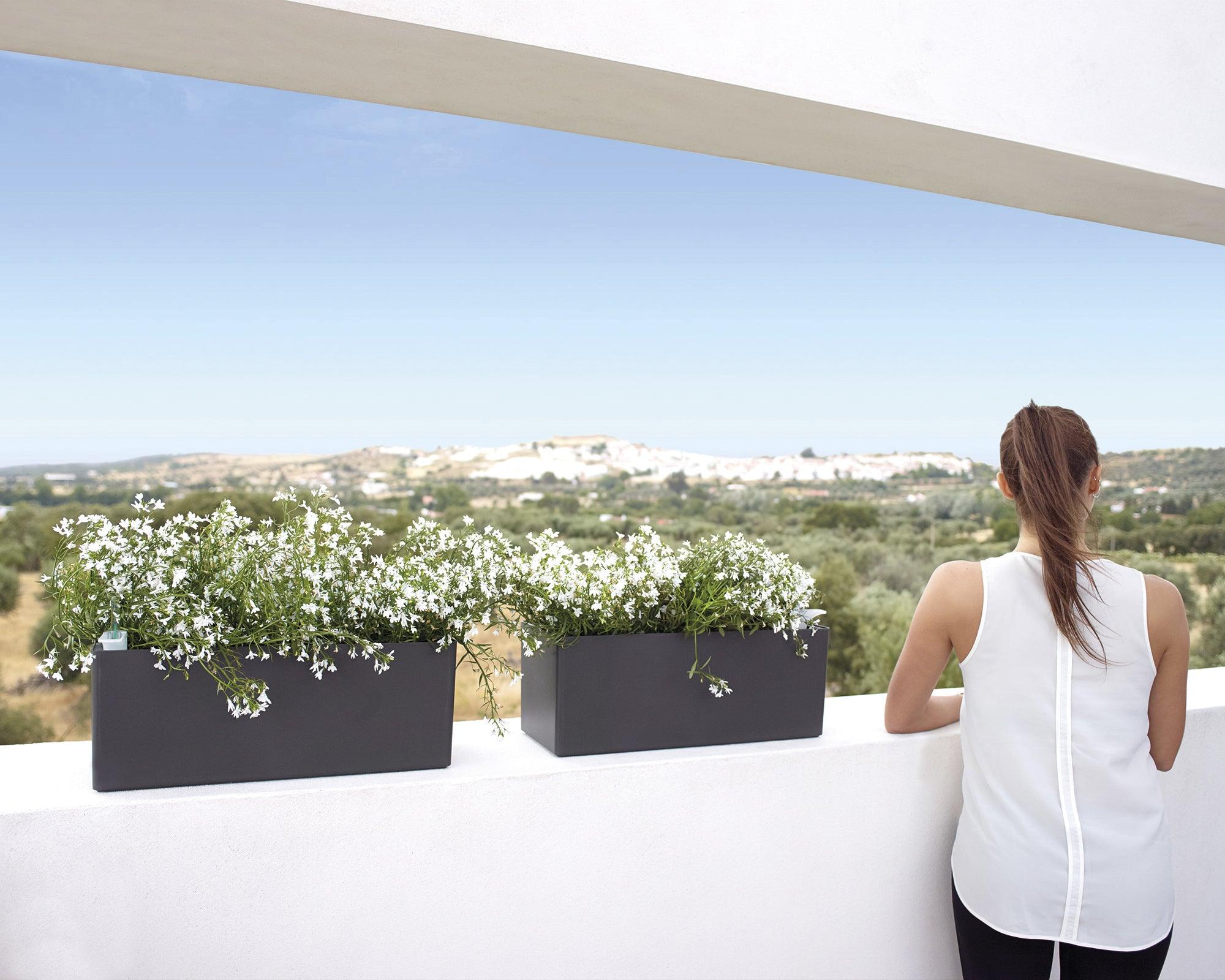 Rimini Rectangular Pot - THE GARDEN CENTRE