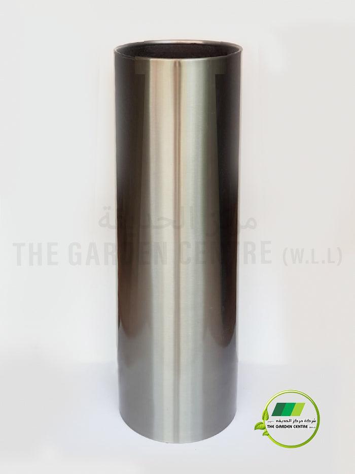 Stainless Steel Classic Parels Planter - Satin & Mirror Finish - THE GARDEN CENTRE