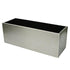 Stainless Steel Rectangular Planters- Satin Finish - THE GARDEN CENTRE