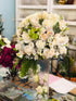 White peaceful Arrangement - THE GARDEN CENTRE