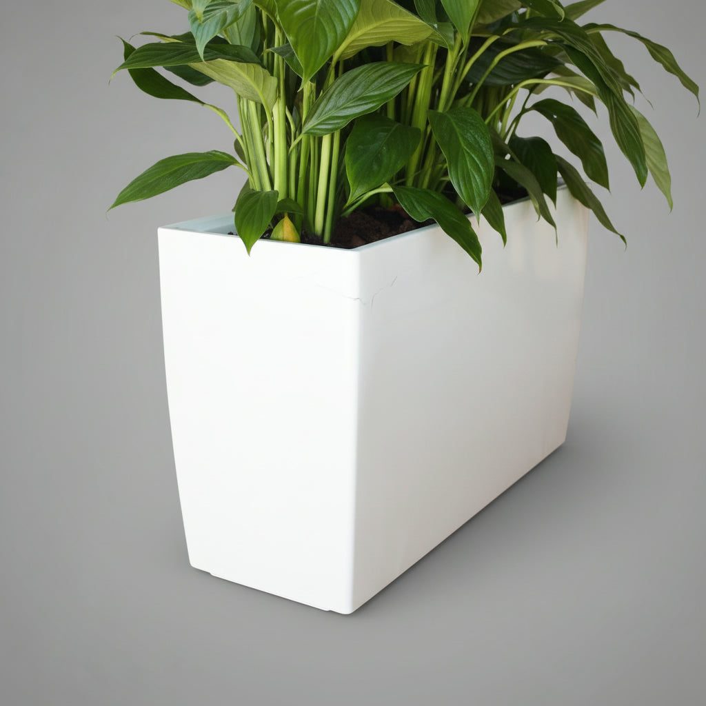 أصيص مستطيل الشكل من ماربيا 76 سم × 31 سم × 45 سم