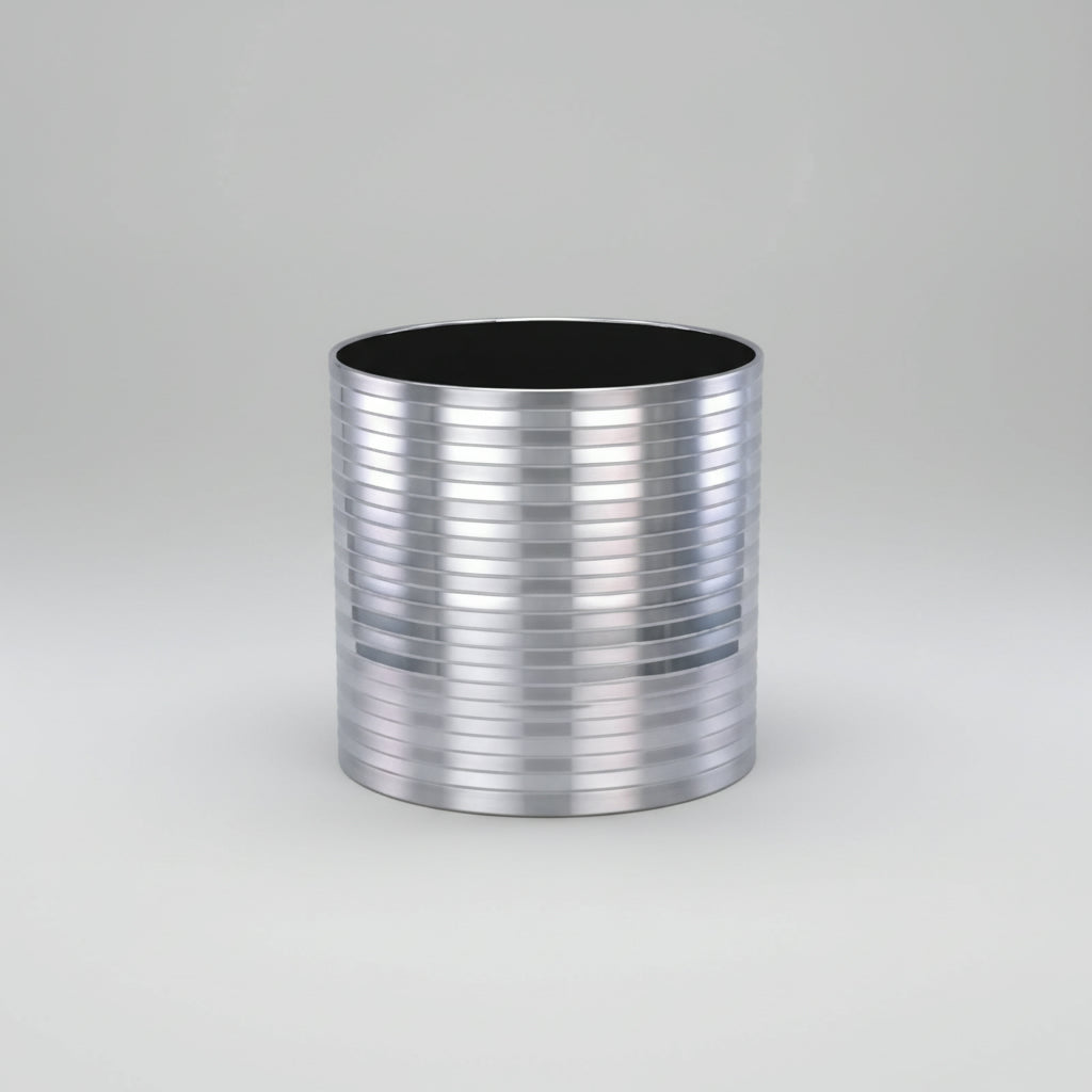 Silver Pot Stainless steel - THE GARDEN CENTRE