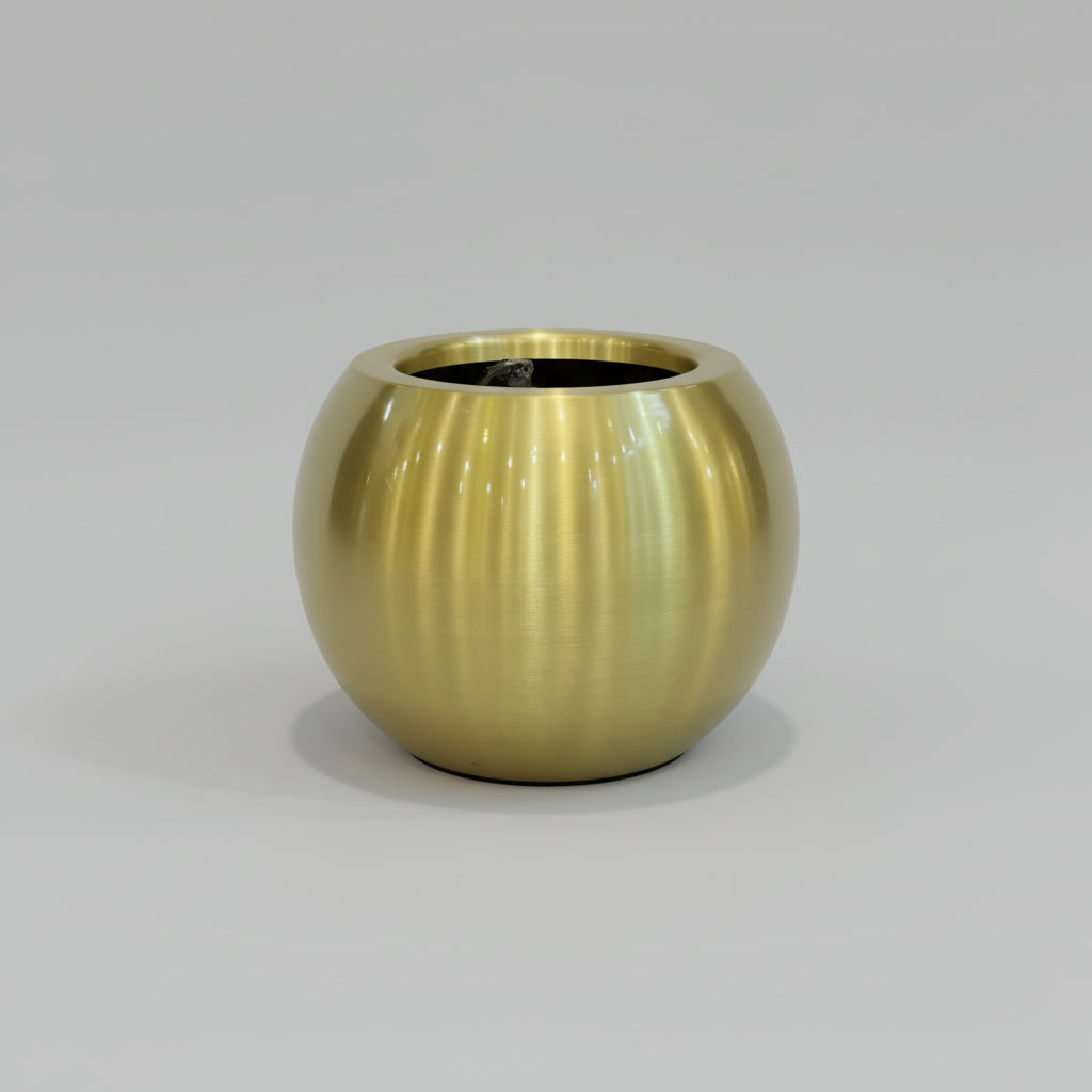 وعاء زراعة كروي من الألومنيوم 50 سم × 40 سم