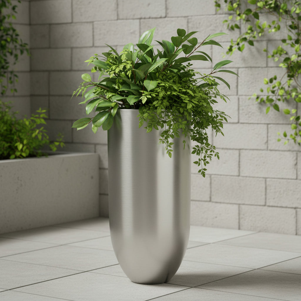 Aluminum Explorer Planter. - THE GARDEN CENTRE