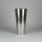 Aluminum Conica Hammered Planter -  Silver - THE GARDEN CENTRE