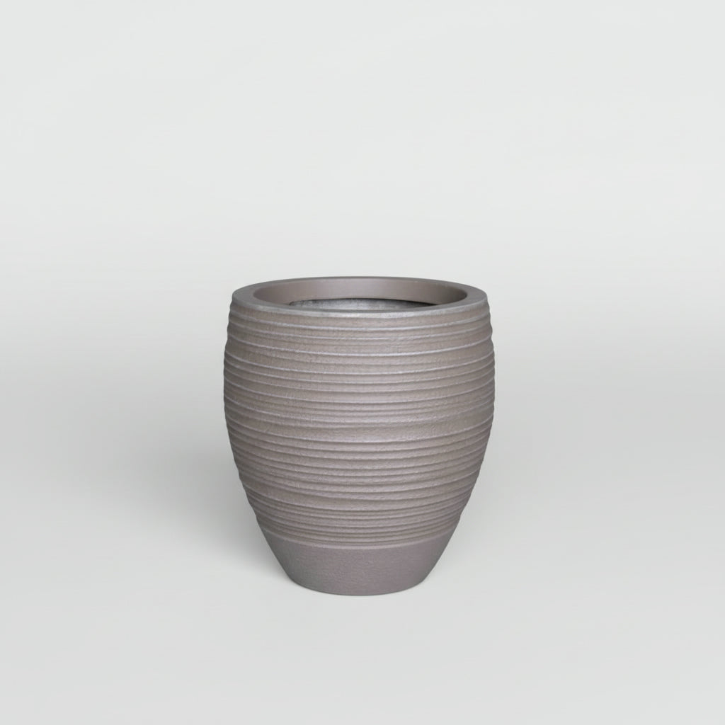 TGC Fibreclay  Coulderon Stripe Planter - THE GARDEN CENTRE