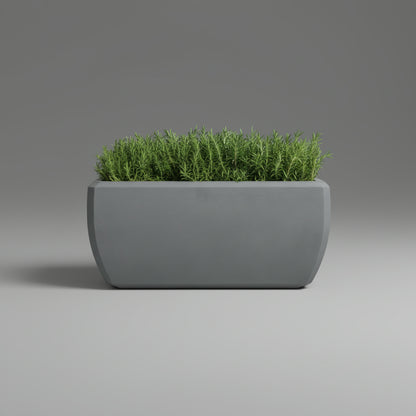 TGC Fibre clay Block Rectangular Planter