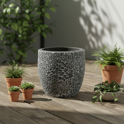 TGC Fibreclay Rustico Planter (Round) - THE GARDEN CENTRE