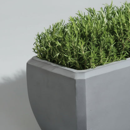 TGC Fibre clay Block Rectangular Planter