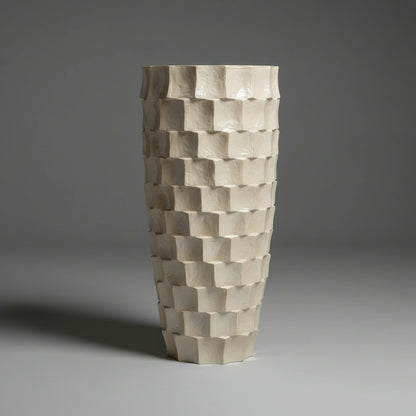 MOP Fiberglass  Conica Planters 35cmx 70cm high