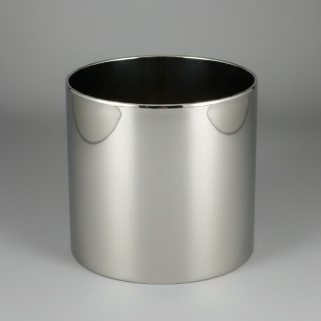 Stainless Steel Planters-Classic Cylinder(Mirror Finish) - THE GARDEN CENTRE