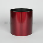 Classic Steel Pot Wine Red. - THE GARDEN CENTRE
