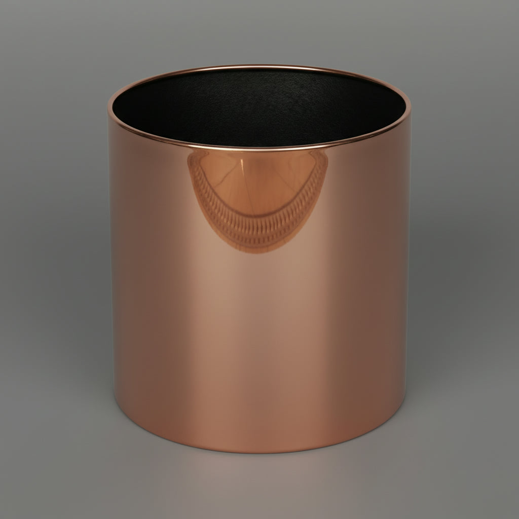 Classic Stainless steel Pot Brown - THE GARDEN CENTRE