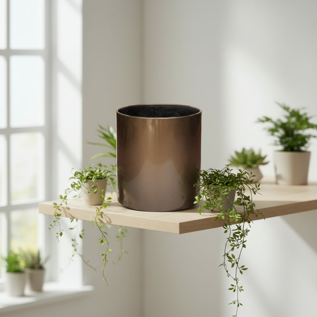 Classic Stainless Pot Bronze - THE GARDEN CENTRE