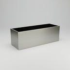 Stainless Steel Pot Rectangular - THE GARDEN CENTRE