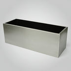 Stainless Steel Pot Rectangular - THE GARDEN CENTRE