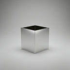 Square Pot Stainless Steel - THE GARDEN CENTRE