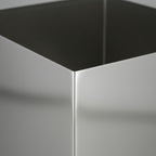 Square Pot Stainless Steel - THE GARDEN CENTRE