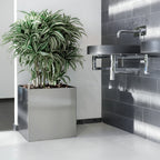 Square Pot Stainless Steel - THE GARDEN CENTRE