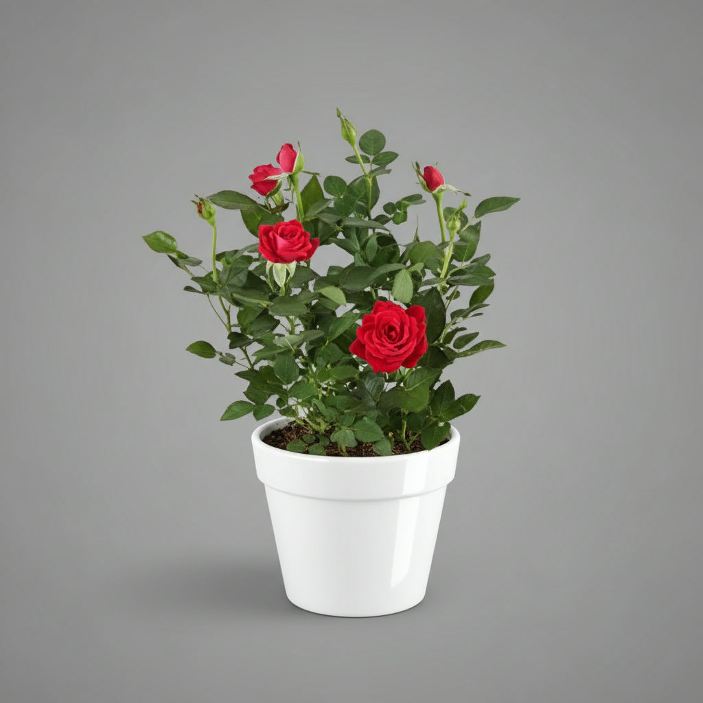 نبات الورد بألوان متنوعة