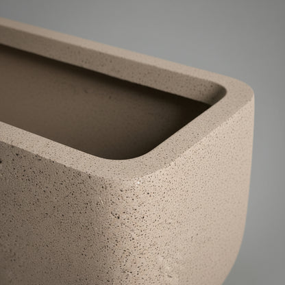 T Block Rectangular Planter