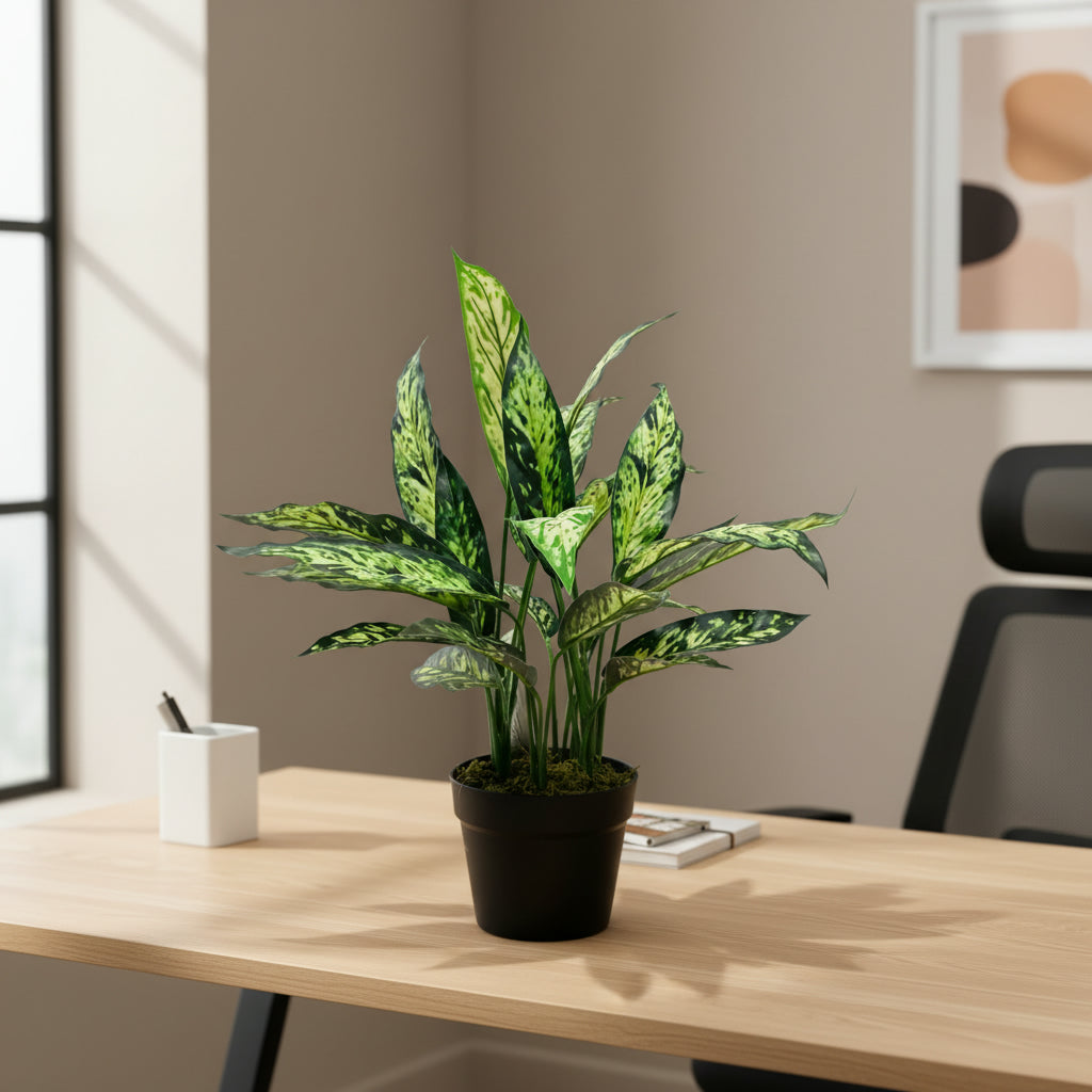 Artifcial Aglaonema Silver Queen 50cm