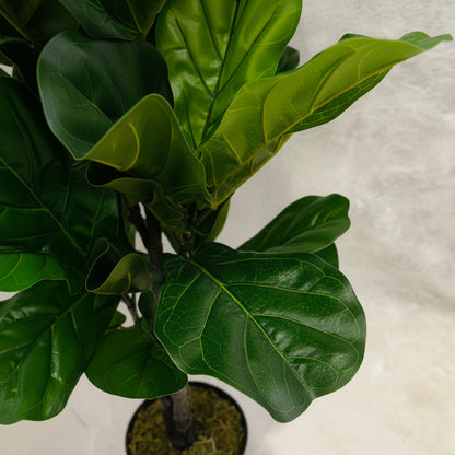 Artificial Ficus Lyrata on stem 120cm - THE GARDEN CENTRE
