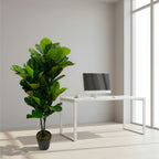 Artificial Ficus Lyrata on stem 120cm - THE GARDEN CENTRE