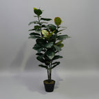 Artificial Ficus Elastica Abidjan 130cm - THE GARDEN CENTRE