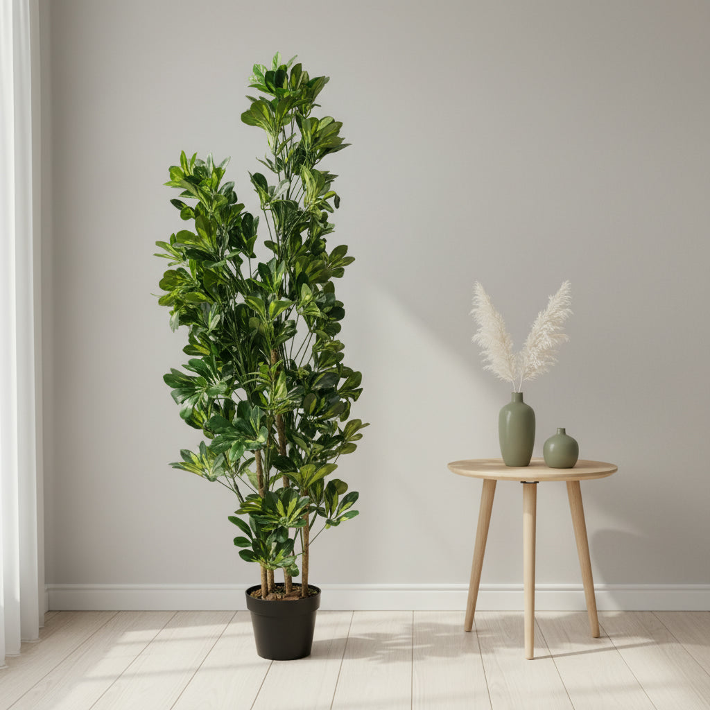 Artificial Schefflera Variegated 150cm - THE GARDEN CENTRE