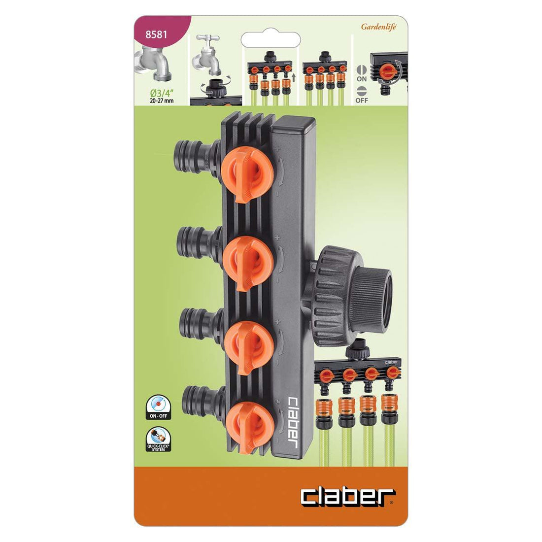 4-Outlet Water Distributor-8581 - THE GARDEN CENTRE