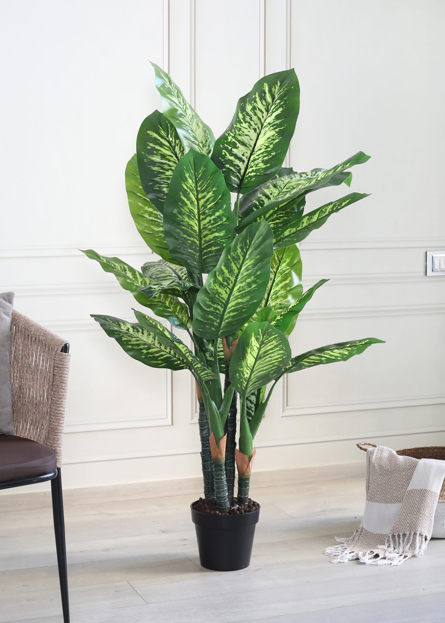 Artificial Dieffenbachia Tropic Snow 120cm - THE GARDEN CENTRE