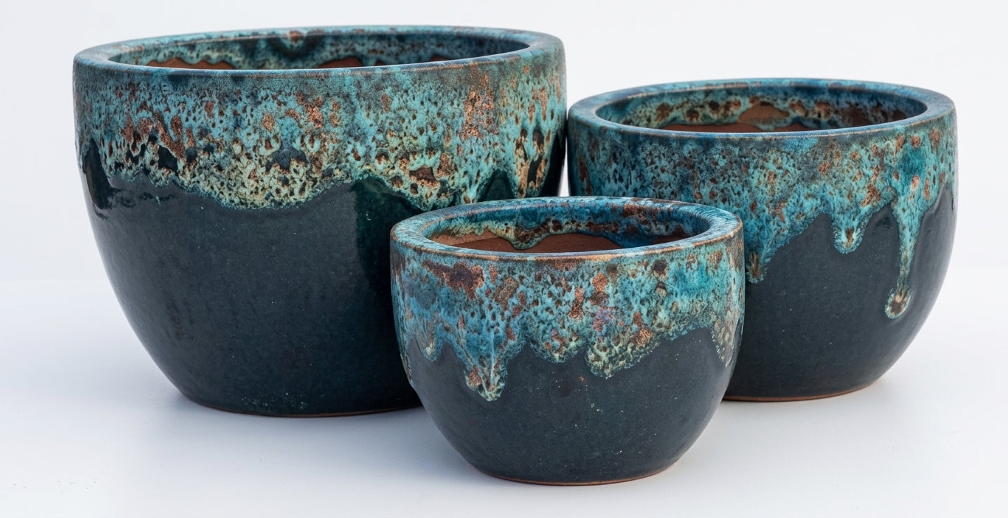Glazed Ceramic Planters-281950