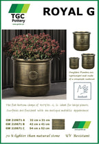 TGC Royal G Planters - THE GARDEN CENTRE