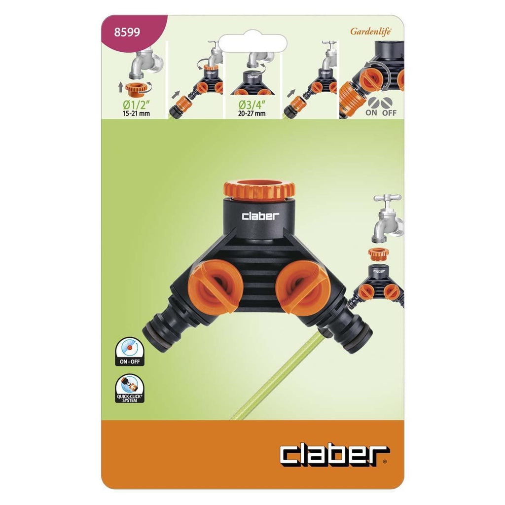 Double Tap Connector-8599 - THE GARDEN CENTRE