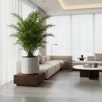 Aluminum Ribbed Planter - Silver - THE GARDEN CENTRE