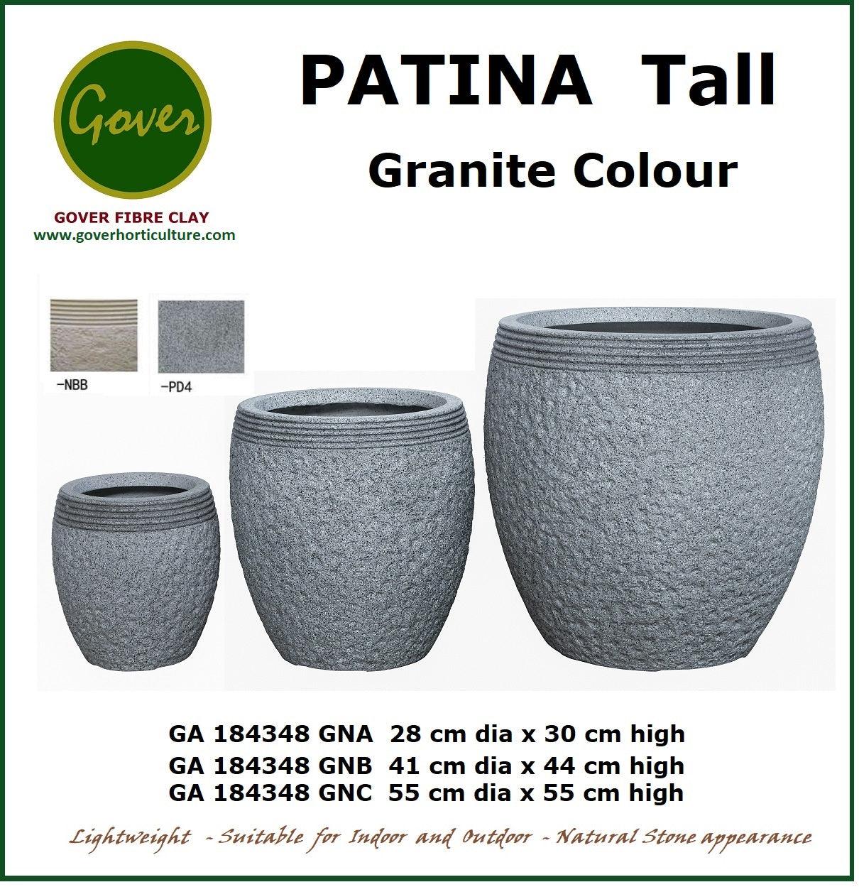 Gover Fibreclay Patina Tall - THE GARDEN CENTRE