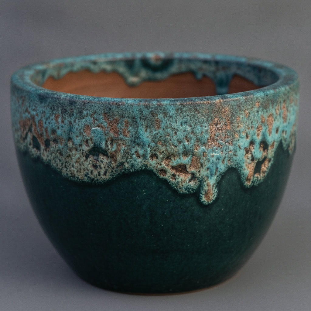 Glazed Ceramic Planters-2691147 - THE GARDEN CENTRE